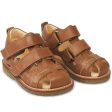 Angulus Begyndersandal m. Velcro Cognac 0506-101-1554 Hot on Sale