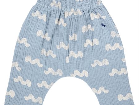 Bobo Choses Light Blue Waves All Over Bukser Online