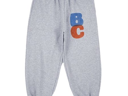 Bobo Choses Light Heather Grey Bobo Choses Color Block Sweatpants Hot on Sale