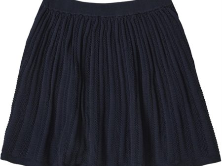 FUB Dark Navy Pointelle Skjørt Discount