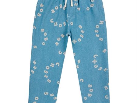 Bobo Choses Bobo Choses Circle All Over Denim Bukser Light Blue For Cheap