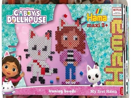 HAMA Maxi Gabby s Dollhouse Perler Og Brett Hot on Sale