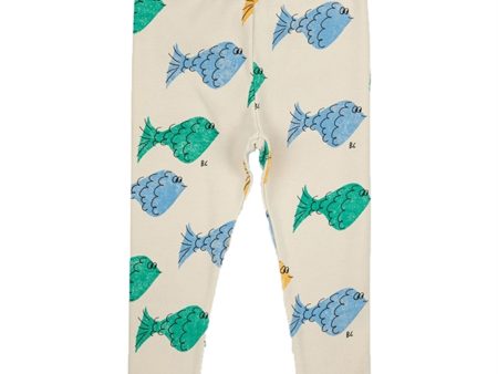 Bobo Choses White Multicolor Fish All Over Leggings Sale