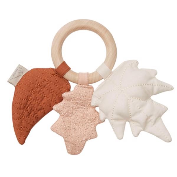 Cam Cam Copenhagen Rattle Leaves Caramel For Discount