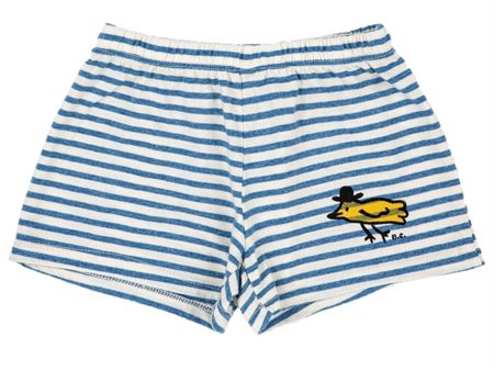 Bobo Choses Blue Stripe Shorts Discount