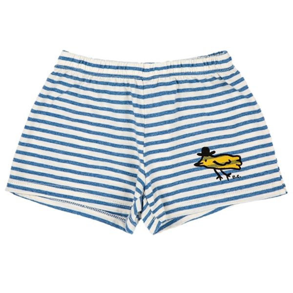 Bobo Choses Blue Stripe Shorts Discount