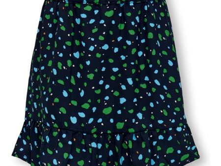 Kids ONLY Dress Blues Dots Holly Frill Skjørt For Sale