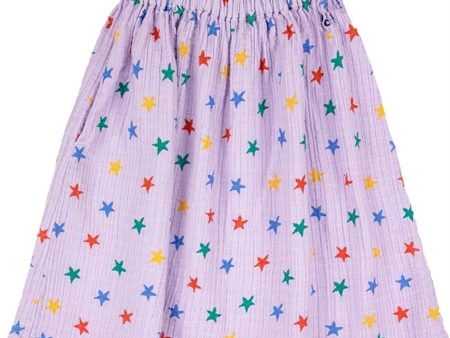 Bobo Choses Lavender Multicolor Stars All Over Skjørt For Discount