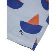 Bobo Choses Light Blue Sail Boat All Over Shorts on Sale