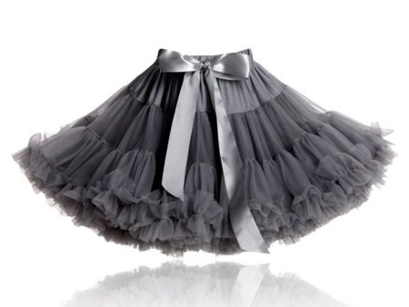 Dolly by Le Petit Tom Skirt Dark Grey Sale