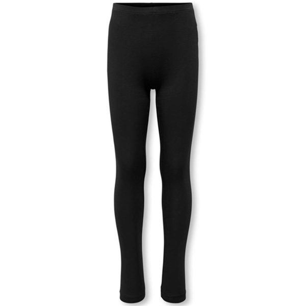 Kids ONLY Black Nille Leggings Solid Noos Cheap