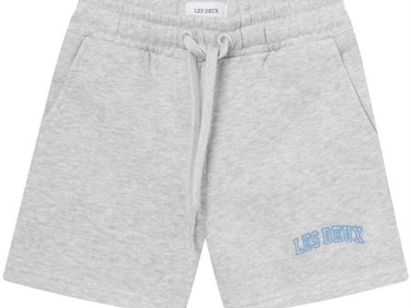 Les Deux Kids Snow Melange Washed Denim Blue Blake Sweatshorts Fashion