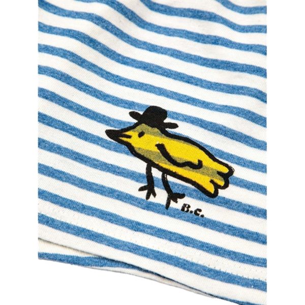 Bobo Choses Blue Stripe Shorts Discount