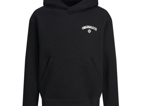 Jack & Jones Junior Black Jorsantorini Graphic Sweat Hoodie Online Hot Sale