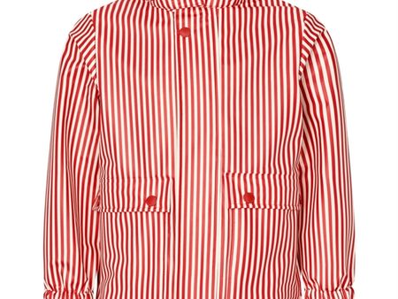 MarMar Osmund Regnjakke Red Dew Stripe For Discount