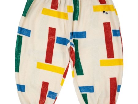 Bobo Choses White Multicolor Beacons All Over Sweatpants on Sale