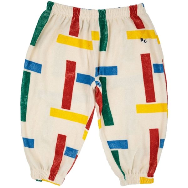 Bobo Choses White Multicolor Beacons All Over Sweatpants on Sale