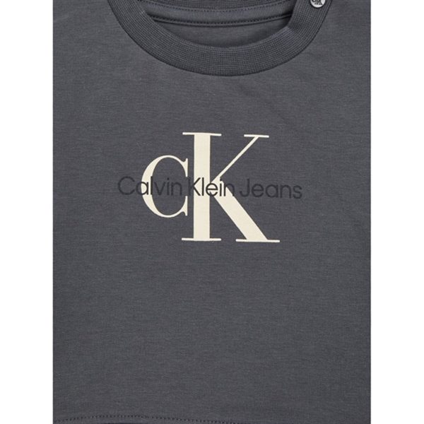 Calvin Klein Monogram Collegegenser Sett Dark Grey Online Hot Sale