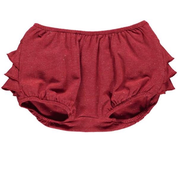 MarMar Red Gold Lurex Poppy Shorts Bloomers on Sale