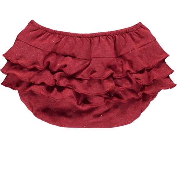 MarMar Red Gold Lurex Poppy Shorts Bloomers on Sale