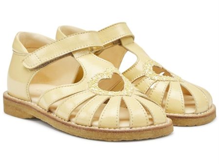 Angulus Hjerte Sandaler Mellow Yellow Pineapple glitter Online