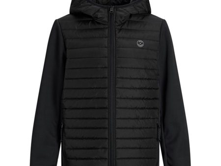 Jack & Jones Junior Black Multi Vattert Overgangsjakke Noos For Discount