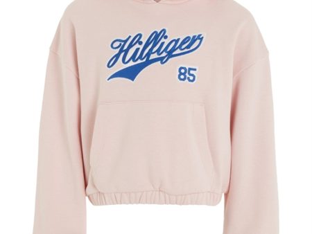 Tommy Hilfiger Hilfiger Script Hoodie Whimsy Pink For Cheap