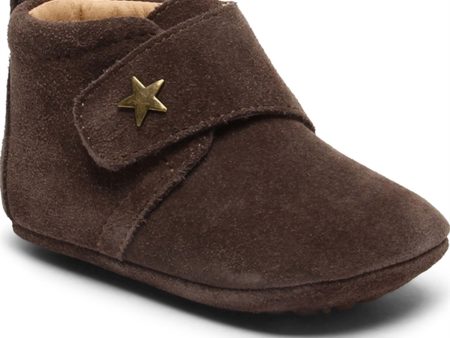 Bisgaard Tøfler Baby Star Dark Brown Online Sale