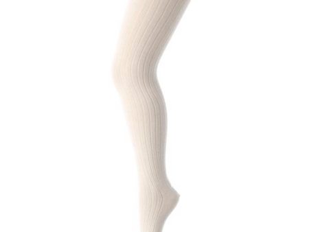 MP 130 Cotton Rib Tights 432 Offwhite Online Sale