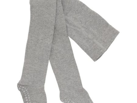 GObabyGO Antislip Strømpebukser Grey Melange Supply