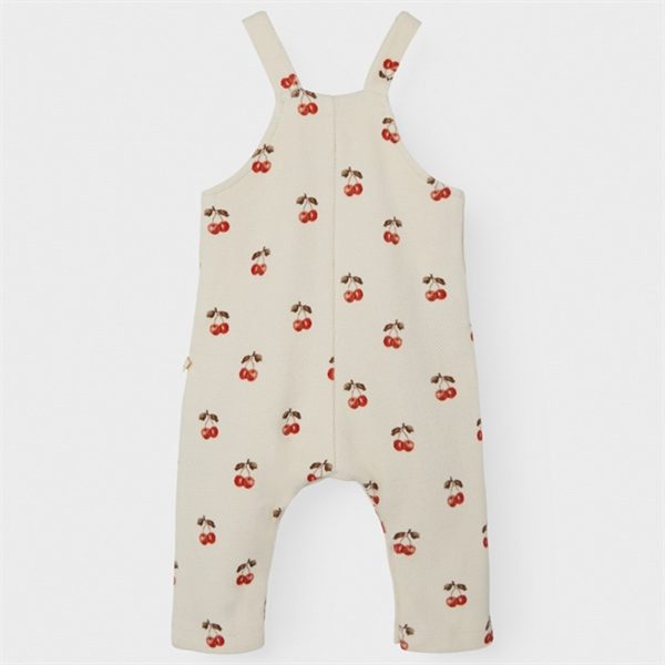 Lil Atelier Whitecap Gray Cherries Ronja Sweat Bib Bukser Sale