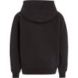 Calvin Klein Metallic Satin Monogram Hoodie Ck Black For Discount