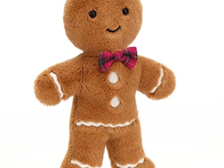 Jellycat Jolly Gingerbread Fred 20 cm Hot on Sale