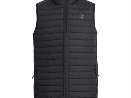 Jack & Jones Junior Black Multi Vattert Vest Noos Supply