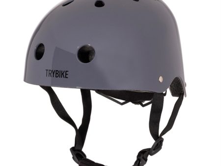 Trybike CoConut Graphite Grey Helmet Retro Look Supply