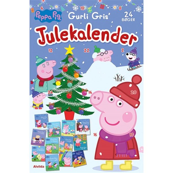 Alvilda Gurli Gris  Julekalender - Med 24 Billedbøger (2023-2024) Hot on Sale