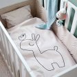 Done by Deer Quilted Bed Bumper M Bindebånd Waves Sand For Sale