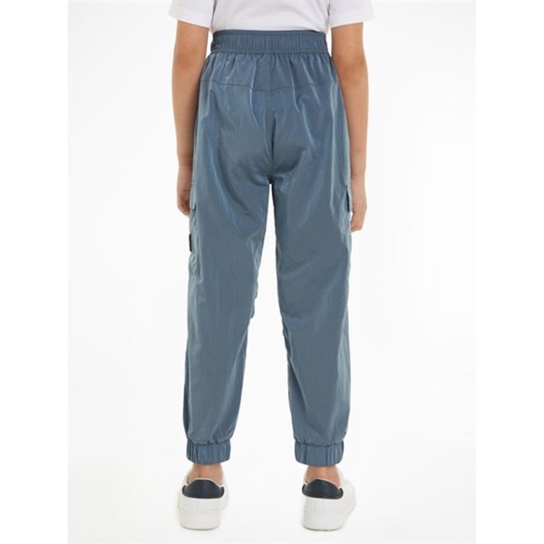 Calvin Klein Structured Nylon Trackpants Goblin Blue Cheap