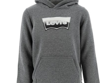 Levi s Metallic Batwing Pullover Hoodie Charcoal Heather Fashion