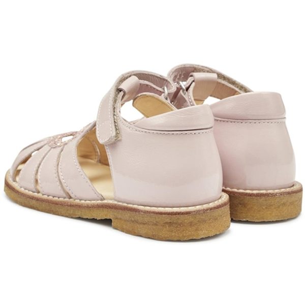 Angulus Hjerte Sandaler Pale Rose Rose Glitter Online Hot Sale