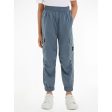 Calvin Klein Structured Nylon Trackpants Goblin Blue Cheap