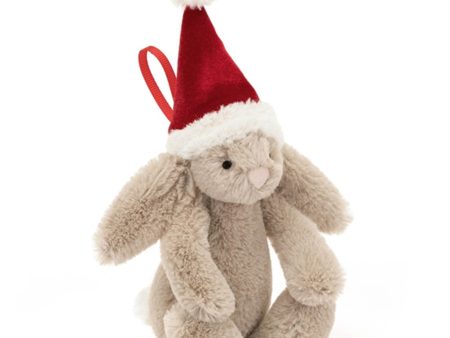 Jellycat Bashful Christmas Bunny Decoration 13 cm Cheap