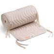 Done by Deer Quilted Bed Bumper M Bindebånd Waves Sand For Sale